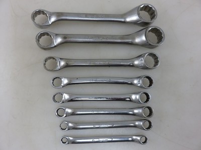 Snap-On XSM METRIC SHORT 10° Offset Box End Wrench 8pc Set 6mm-20mm