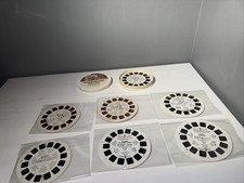 View Master Lot Stereo Picture Reels Travel Nature Disney Snoopy Batman MASH