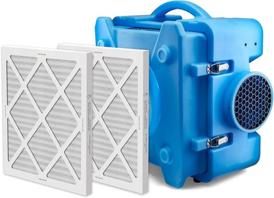 #ad CADPXS Shield 550 Air Scrubber Blue and 2 Pack MERV 10 Filters Bundle $399.49