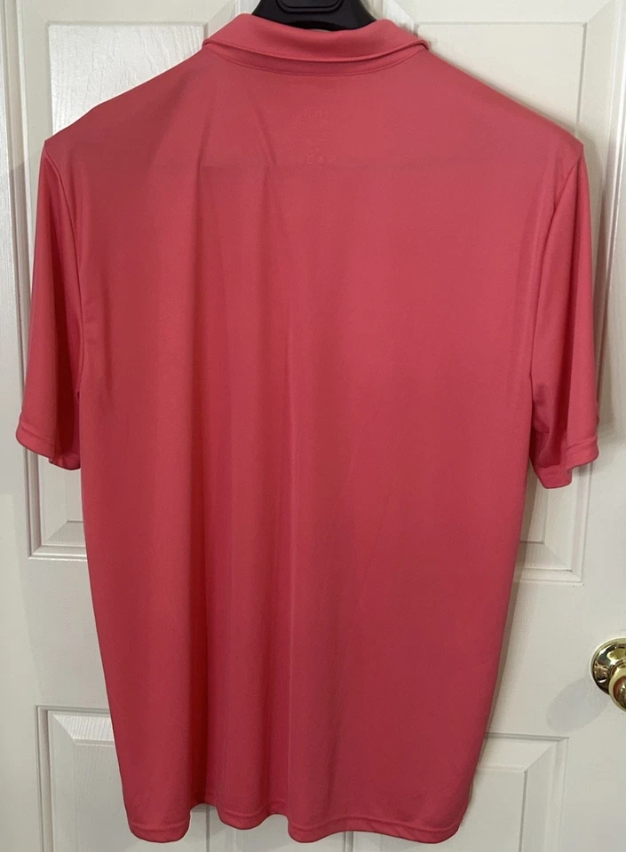 Polo masculino Huk rosa performance tamanho XL - Imagem 2 de 4