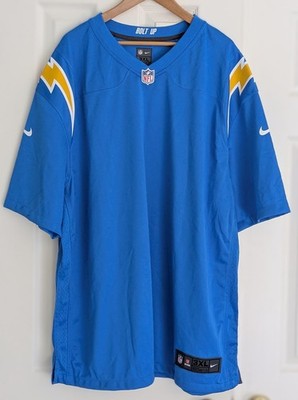 La Chargers 3xl Blank Jersey Nike On Field  Bolt Up