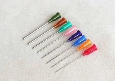 MARKENLOS Blunt end dispensing needles syringe needle tips 1.5" 30x 14Ga to 25Ga #F19