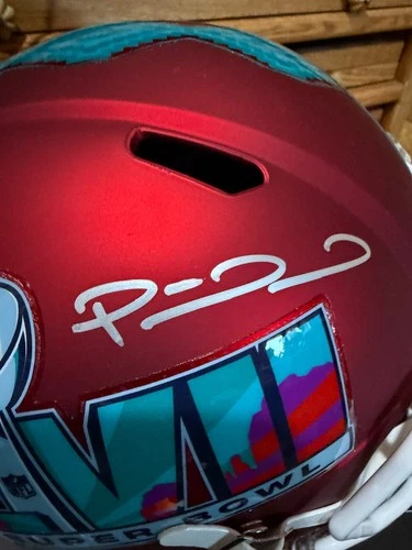 Patrick Mahomes Signed Superbowl Full Size Riddell Helmet W/COA