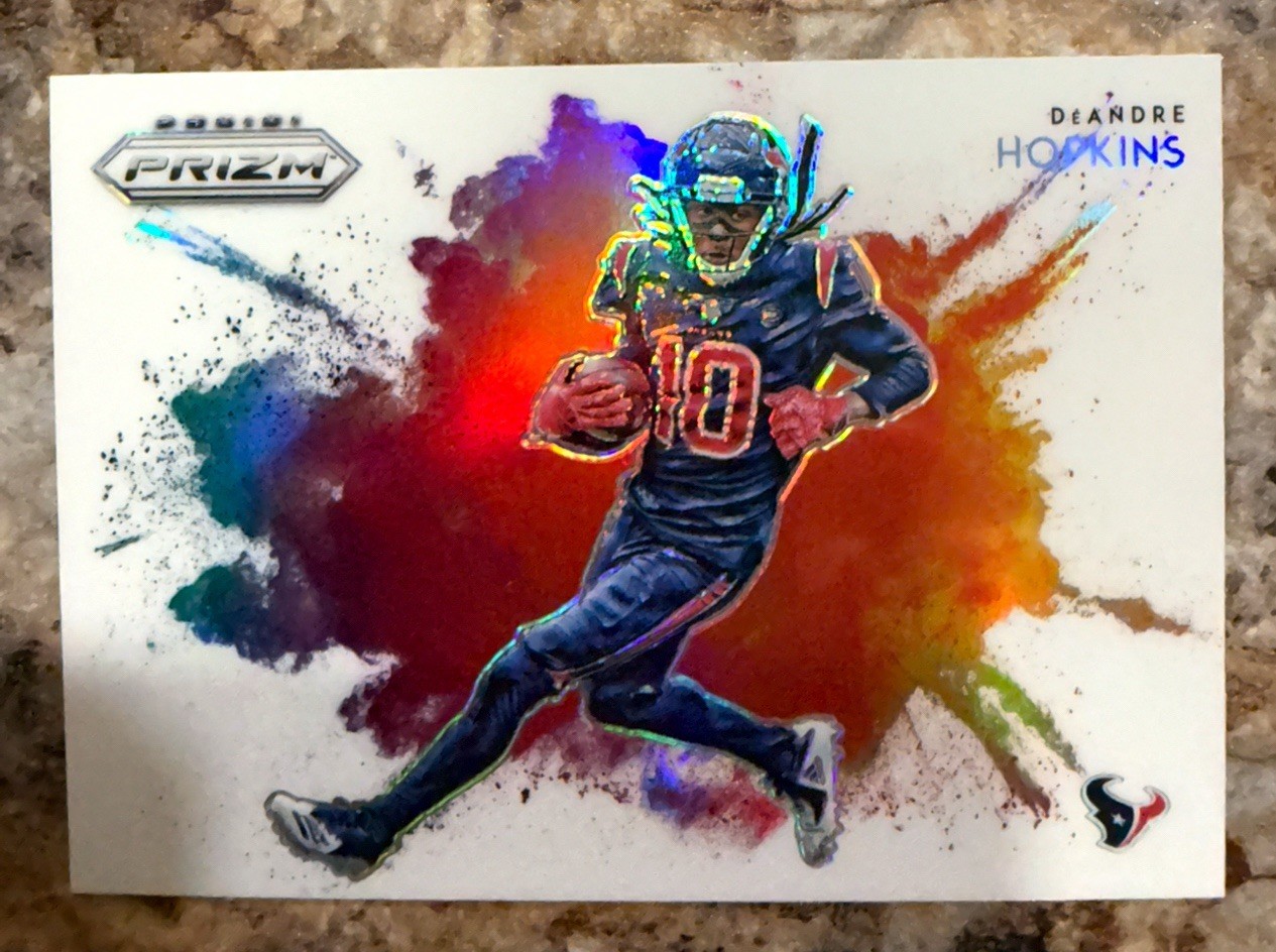 2019 Panini Prizm Color Blast Deandre Hopkins #CB-DH Case Hit Texans