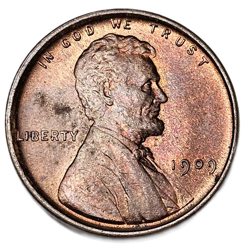 1909 VDB LINCOLN CENT AU+, R/B FREE USA SHIPPING
