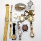Vtg Mechanical Automatic Watch Lot Solar Citizen Bulova Medana Timex Part Repair
