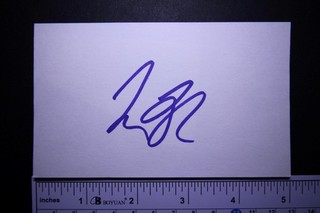 ROCK MUSICIAN JAMES TAYLOR AUTOGRAPH INDEX CARD