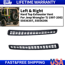 2pcs Left Right Hard Top Exhauster Vent For Jeep Wrangler Tj 1997-2002 Black