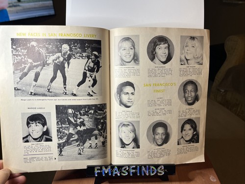L4 1971 ROLLER DERBY Program Yearbook Oakland San Francisco CA Bay Bombers RARE - Picture 8 of 9
