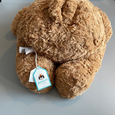 Jellycat Bartholomew Bear HUGE 16.5”Plush Animal Authentic Dust