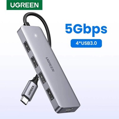UGREEN 4-Port USB C Hub Adapter - Ultra-Fast Data Transfer