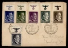 DR WHO 1944 GERMANY GENERAL GOVERNMENT KRAKAU MARGIN COMBO 1.60 FDC? M71671