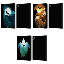 HEAD CASE ANIMAL DOUBLE EXPOSURE LEATHER BOOK CASE FOR APPLE iPAD & APPLE PENCIL