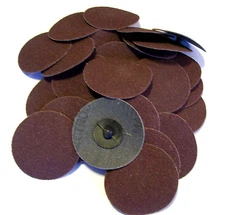 25 IIT 3" ROLL & LOCK 24 GRIT R TYPE SANDING ABRASIVE DISCS TWIST ON 82076 
