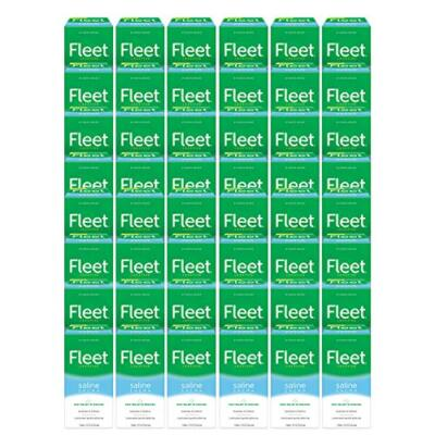 #ad Fleet Laxative Saline Enema for Constipation 4.5 Fl Oz Pack of 48 fast relief $77.05