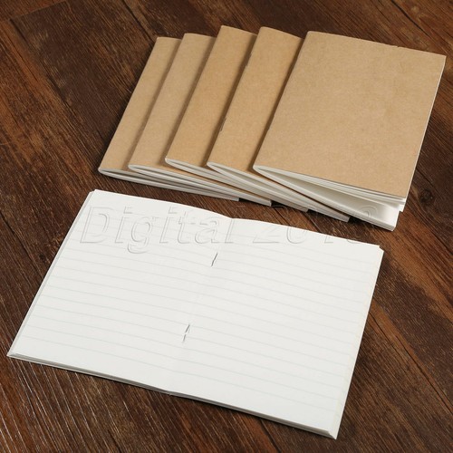 Juego de 6 juegos de recarga de papel en blanco de 100 gmm para bloc de notas pasaporte cuaderno diario memo diario - Imagen 11 de 12