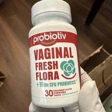 Probiotiv Vaginal Odor Flora - 10 Billion CFU + Prebiotic - 30 ct - 11/2025