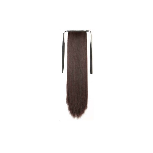 Tail Long straight Wigs Synthetic Ponytail Drawstring Ponytail Hair Extension - Picture 16 of 21