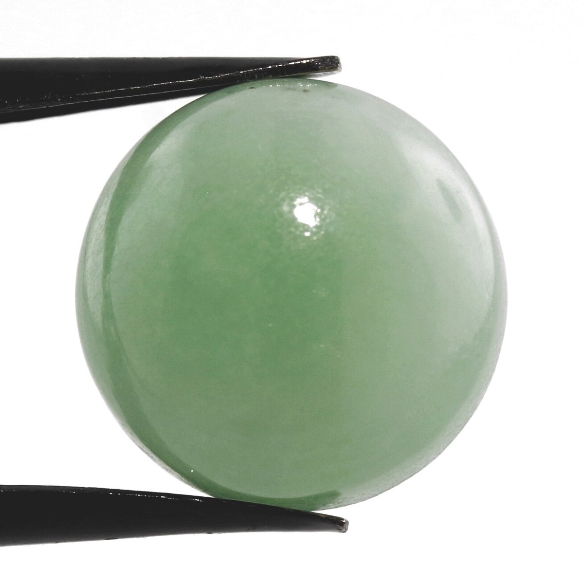 DARK GREEN JADE 14 MM ROUND CUT CABOCHON ALL NATURAL F-3341 | eBay