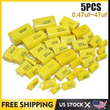 5 3.3uf~47uf 250V Metallized Polyester Film Capacitor 5% Audio Crossover Tweeter