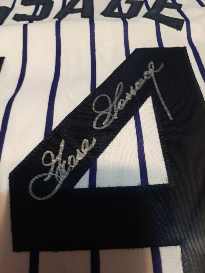 Camiseta de los Yankees de Nueva York firmada por Goose Gossage Foto 3 de 4