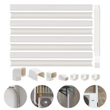 Air Conditioner Decorative PVC Line Cover Kit for Mini Split Air Conditioners
