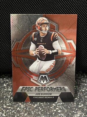 2023 Mosaic Joe Burrow #EP-JB Epic Performers Cincinnati Bengals Free Shipping