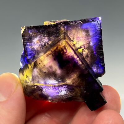 Fluorite, Denton Mine, Harris Creek, Hardin County, Illinois, USA