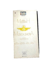 Handel Messiah Highlights 3 CASSETTES  Book- Musica Sacra 1982 RCA Records