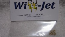 WIZZARD RGT12 12 TOOTH J-JET PINION GEAR 5 PER PACK