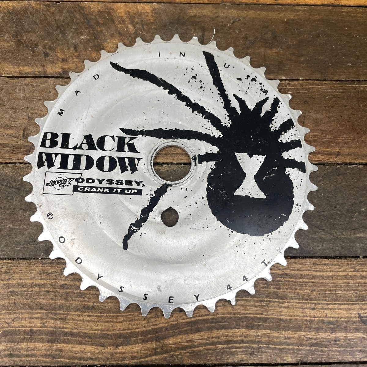 Odyssey Black Widow 44t Sprocket Old School BMX Chainring 44
