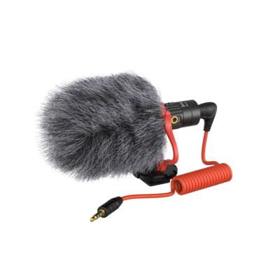 SmallRig Forevala S20 Kameramikrofon mit 3,5 mm TRRS-Kabel und Windschutz