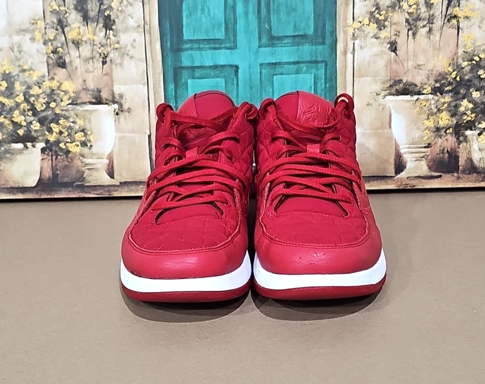 Bolso sin asas Nike Air Jordan para hombre talla 12 -- Gimnasio rojo/blanco -- 845043-603 Foto 2 de 4