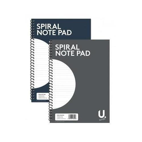 2x A4 Spiral Notebook Note Pad Wired Lined Ruled Paper Jotter Journal