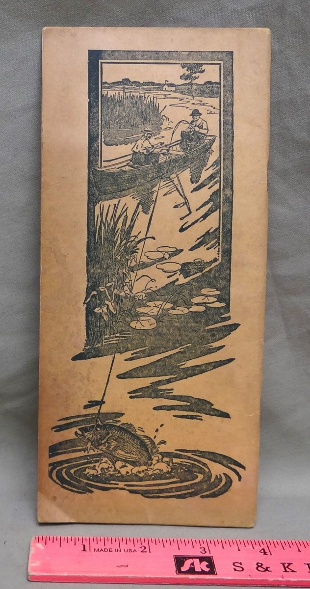Rare H.W. Drake 1928 Fishing Tackle Catalog of 66 Pages, Heddon