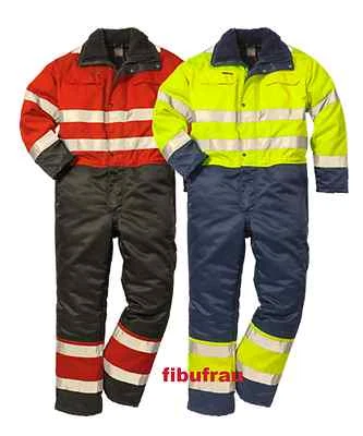 Fristads Kansas 100983 Hi-Vis Winteroverall 8614 TH ~ Gr.S-XL ~ Warnschutz