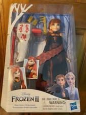 Hasbro-Frozen 2 Hair Play 11in. Doll Anna Disney Frozen Toy Brand-New