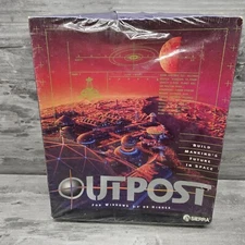 Vintage Outpost PC Big Box Game Sierra 1994 Complete Sealed READ