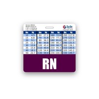 Rn Purple Badge Buddy Horizontal W/ Height & Weight Conversions on sale Rn Purple Badge Buddy Horizontal W/ Height & Weight Conversions on sale
