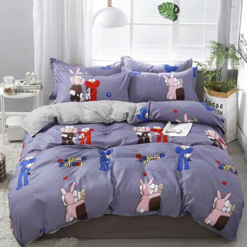 3D Blue Monster ZHUA3690 Bed Pillowcases Quilt Duvet Cover Set Queen King Zoe - Picture 1 of 5