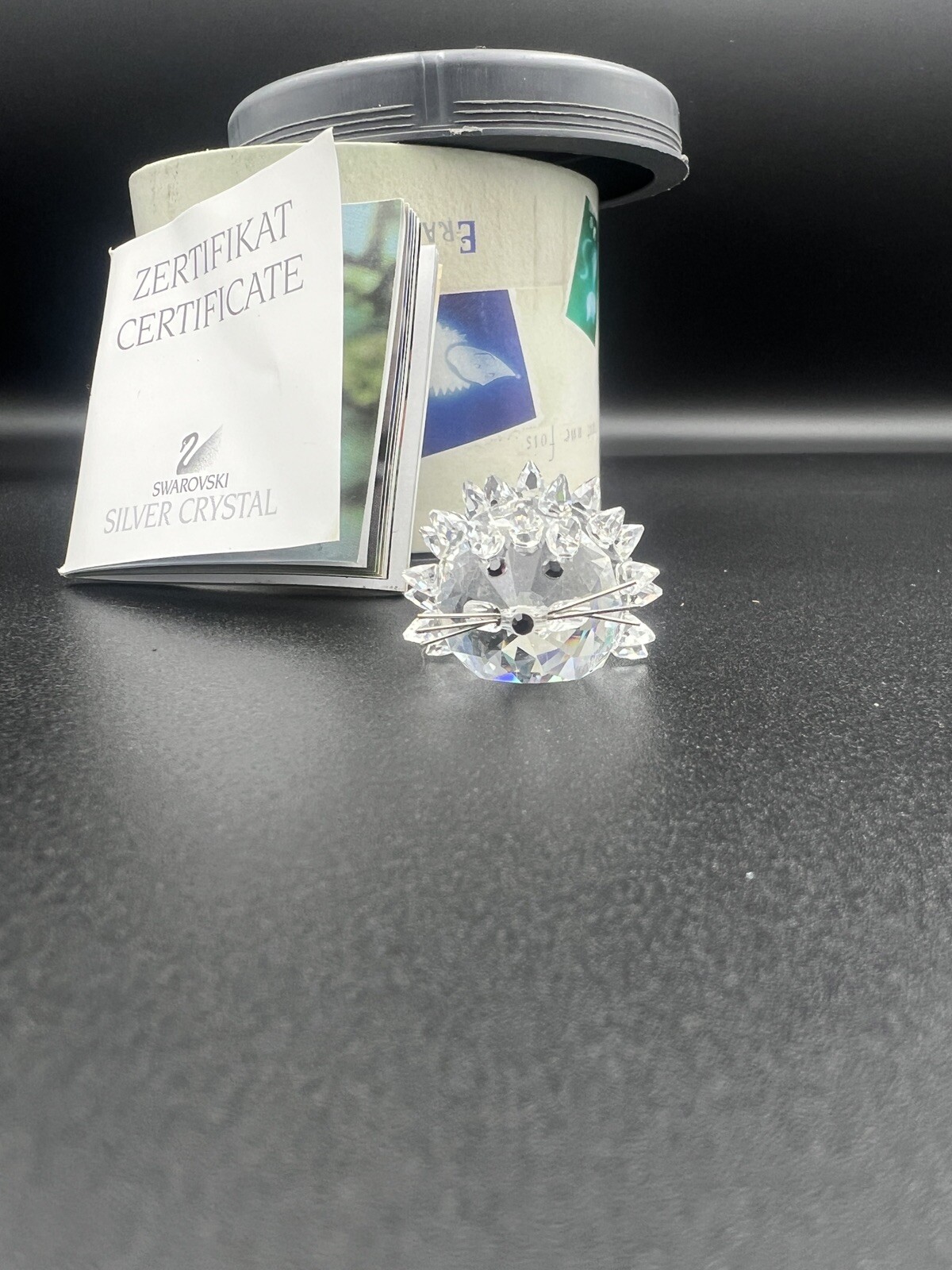 Swarovski Crystal Baby Hedgehog Figurine ART7669NR035000 in Original Box