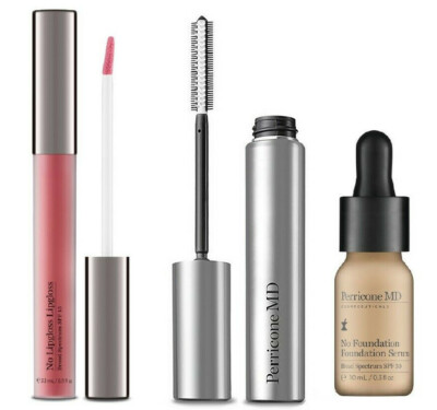 Perricone MD No Mascara Mascara 8g, No Foundation Serum 10ml & No LipGloss 3,3ml