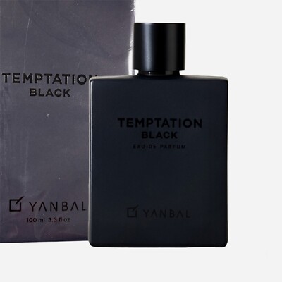TEMPTATION BLACK PERFUME FOR MEN By Yanbal