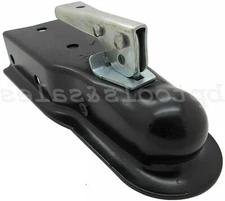 2" x 2-1/2" Ball Hitch Back Trailer Coupler Tongue 2" Class II 3,500Ibs V5 & SAE