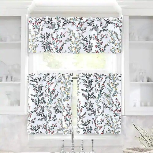 DriftAway Jasmine Kitchen Set w/Valance and Tier Pair *****
