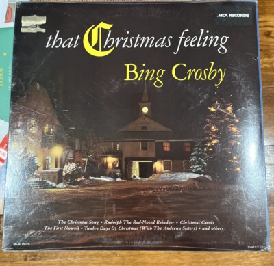Bing Crosby - That Christmas Feeling Vinyl LP 1958 Decca Black Label SEALED NEW