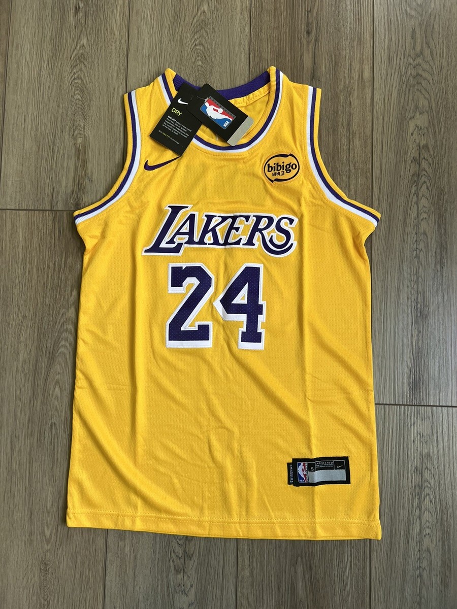 Lakers Kobe Bryant 24番 Jersey Kobe bryant #24. Youth Small Yellow LA Lakers Nike | eBay