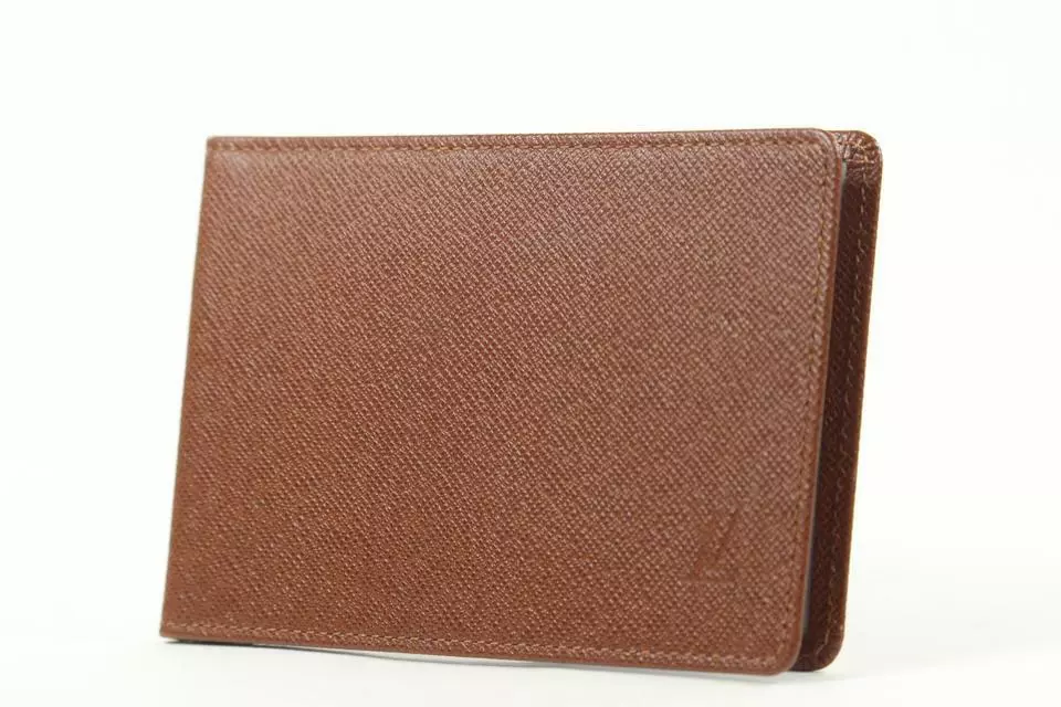 Louis Vuitton Brown ID Holder Card Wallet Insert