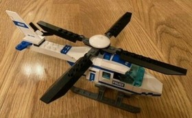 Lego 7741 City Police Helicopter&nbsp;100% complete + ALL MINIFIGS and BOX EUC!!!!!!