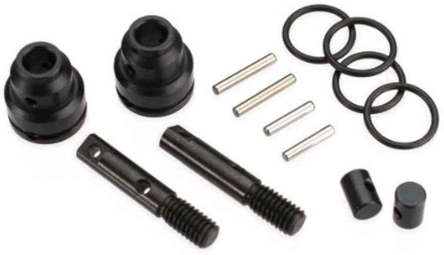Traxxas 7055 Steel CV Driveshaft Rebuild Kit: 1/16 E-Revo Slash 4x4 vxl xl-2.5 - Image 2 of 3